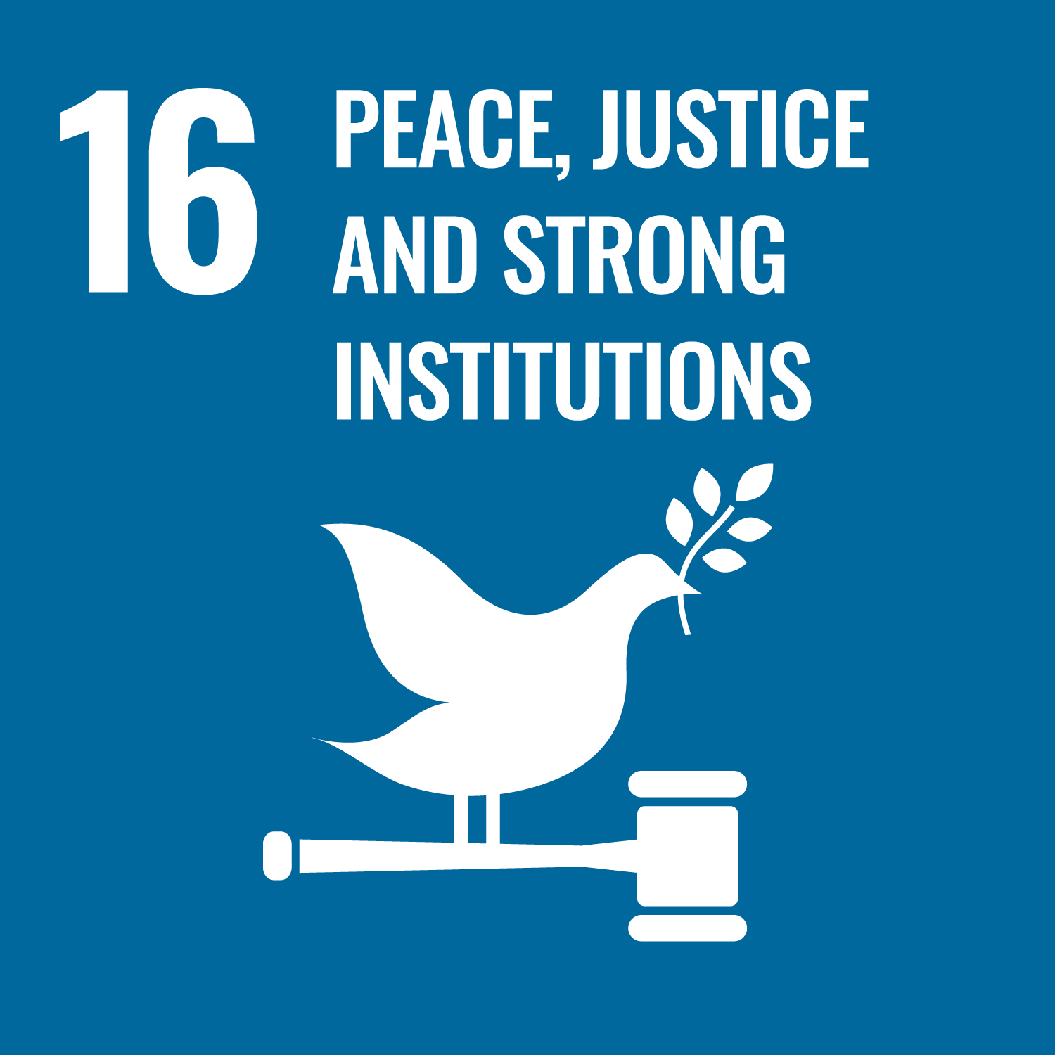 SDG 16 : สันติภาพ ความยุติธรรม และสถาบันที่เข้มแข็ง